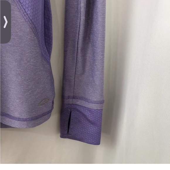 C9 CHAMPION Active Jacket Neck Pullover Fleece Purple Size XS Women  1/4  Zip - Picture 3 of 8
